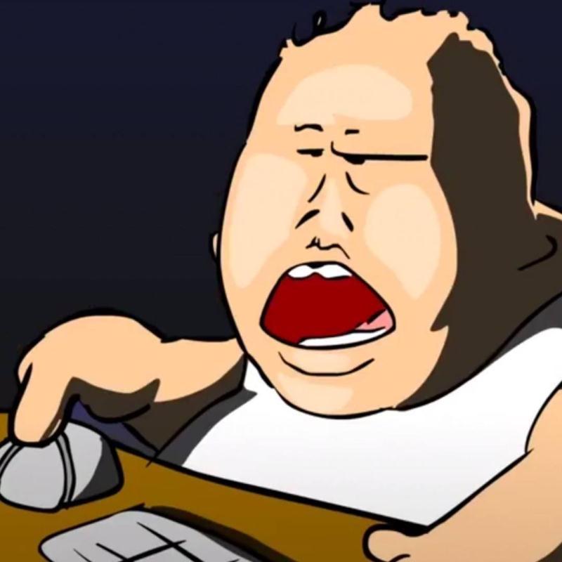 肥宅撸电影头像