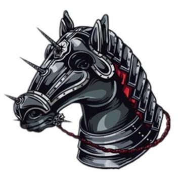 战马高清剪影头像