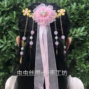 手工和风发饰制作教程 西瓜视频